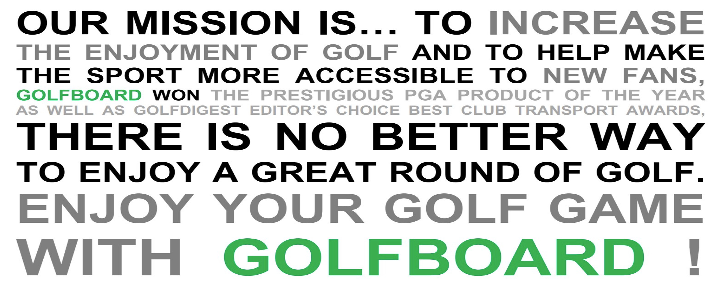 GOLFBOARD statement